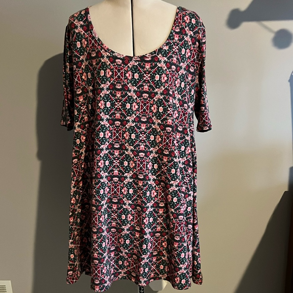 Lu La Roe XS floral print tunic shirt